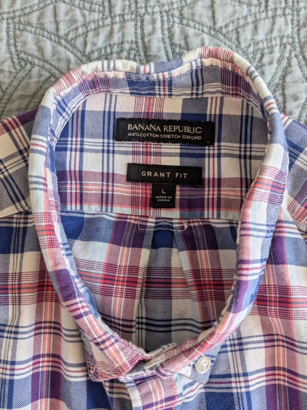 Banana Republic Grant Fit Button Up Shirt